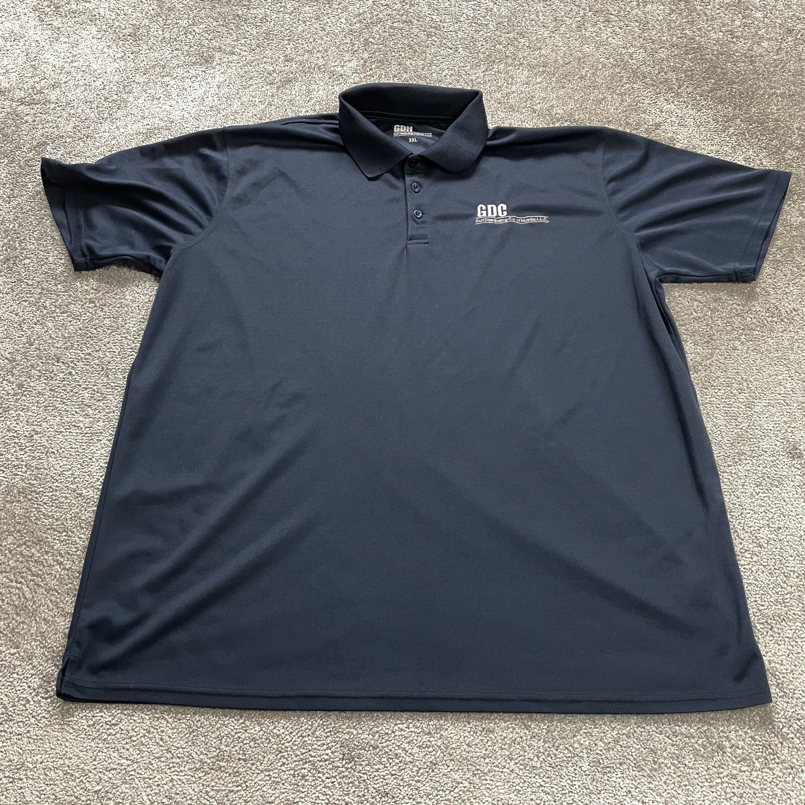 Coors Light Gdh Gulf Distributing Holdings Llc Polo Shirt Men 3xl Blue Golf Top